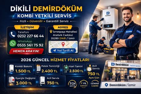Dikili Demirdöküm Kombi Servisi