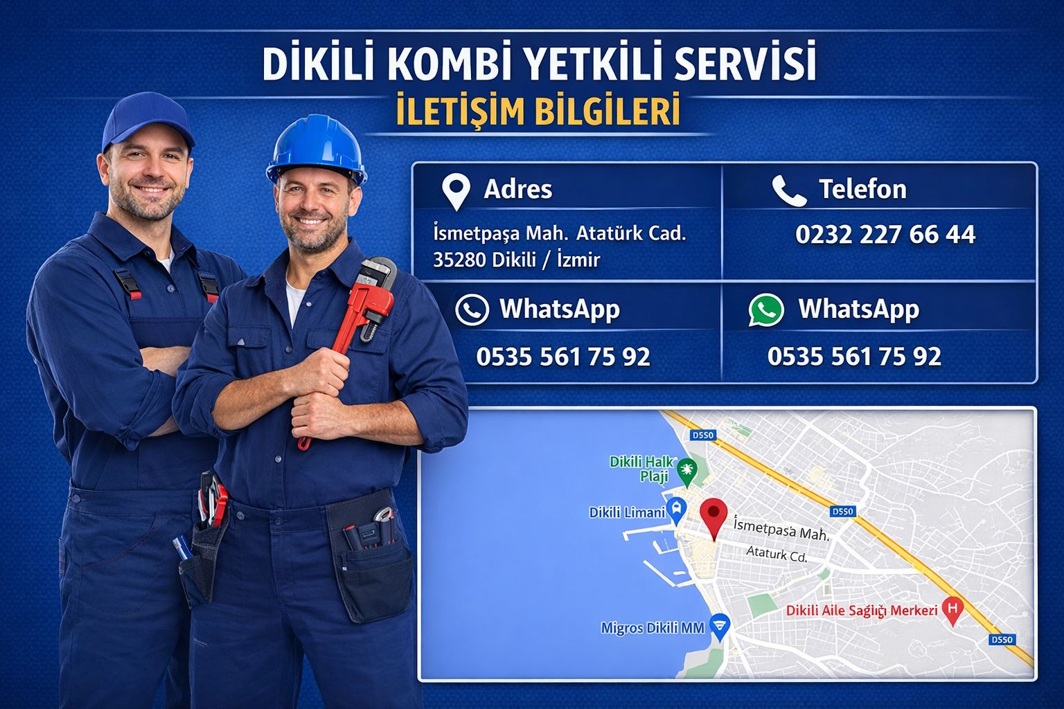 Dikili Kombi Servisi